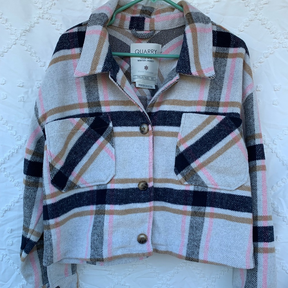 Soft flannel style jacket SZ M